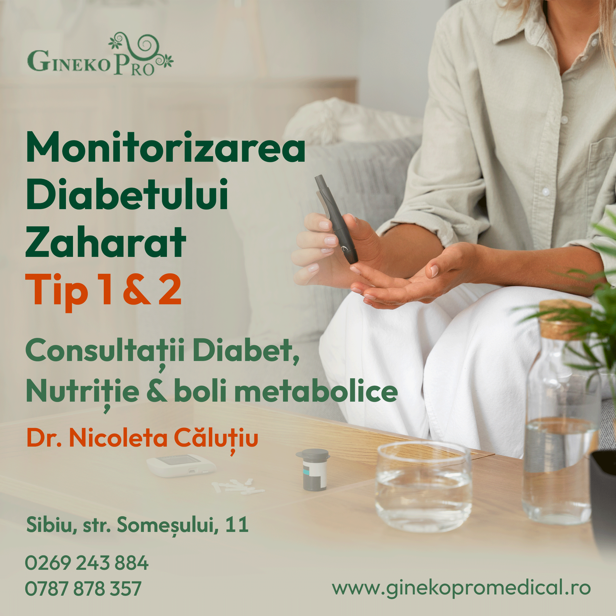 Monitorizarea diabetului zaharat tip 1 și 2