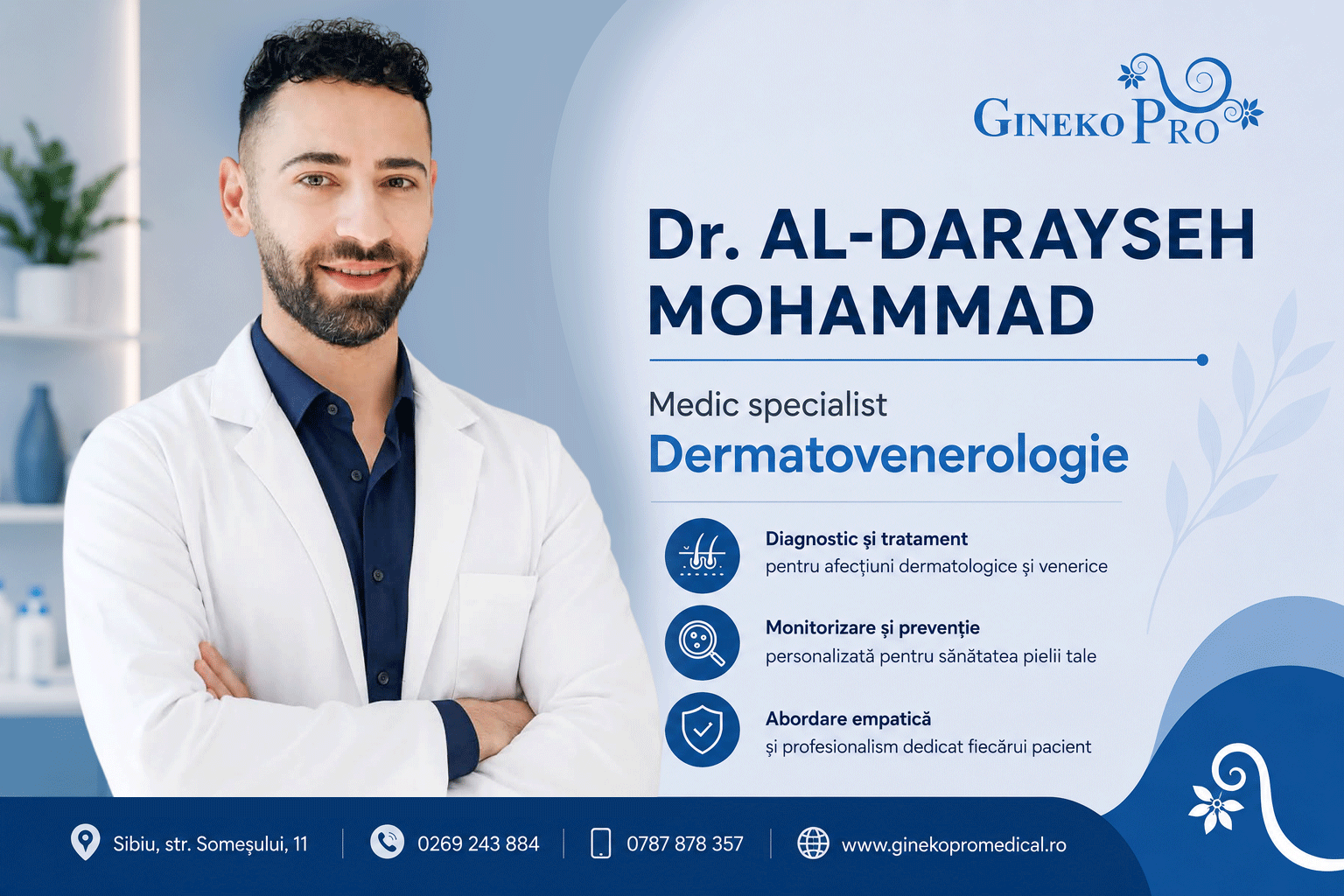 Dr. AL-Darayseh Mohammad – Bun venit in echipa Gineko Pro Medical